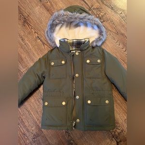 Boys Fleece Lined Puffer Coat